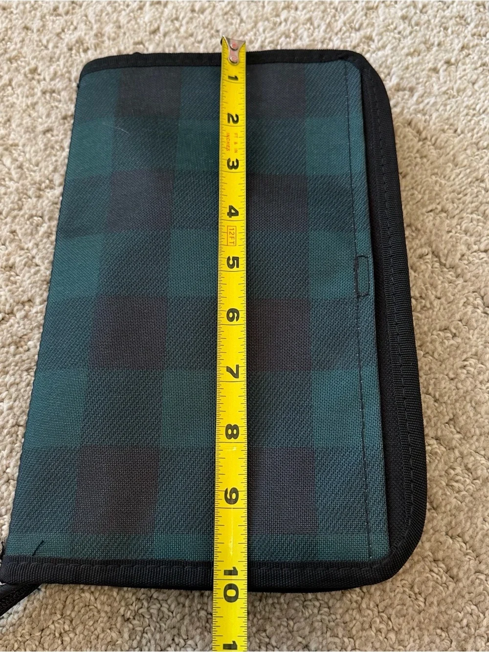 Thirty One GET CREATIVE ZIP POUCH Black Green Organizer Craft Office Teacher